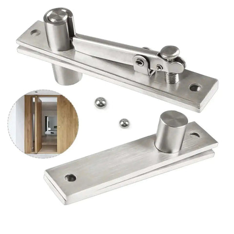 360 Degree Heavy Duty Pivot Hinge For Hidden Doors And Bookshelves, stainless steel invisible hardware with ultra smooth rotation
