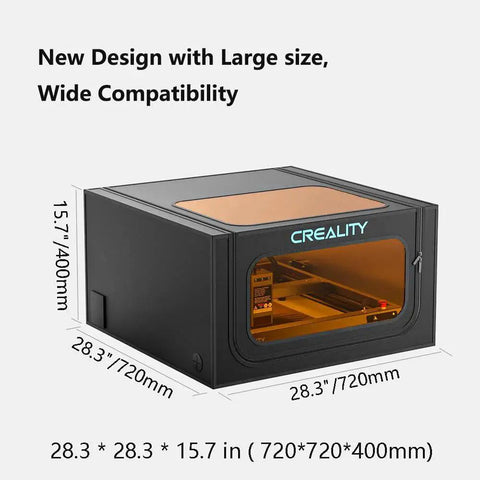 Beefy Laser Engraver Enclosure 2.0 Protective Cover For Eye Safety And Fume Odor Control 28.3 Inch By 28.3 Inch By 15.7 Inch Tent