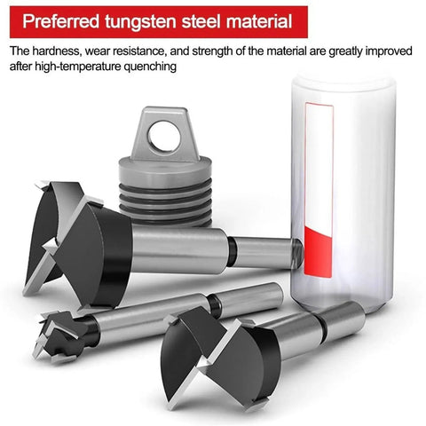 18mm Steel Hole Saw Drill Bit For Woodworking Heavy Duty Core Cutter Boring Bit For Wood Drilling DIY Projects And Pro Level Jobs One Piece Steel Wood Cutter Tool With Precise Cut, shown in tungsten steel material for wear resistance