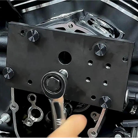 Inner Camshaft Bearing Remover And Installer Tool For Harley Davidson Milwaukee Eight M8 Engines 2017 2024 close-up in use