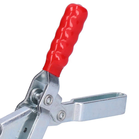 Heavy Duty Quick Release Toggle Clamp For Welding And Woodworking Fixtures, Iron And Plastic Construction, 230 Kg Clamping Power