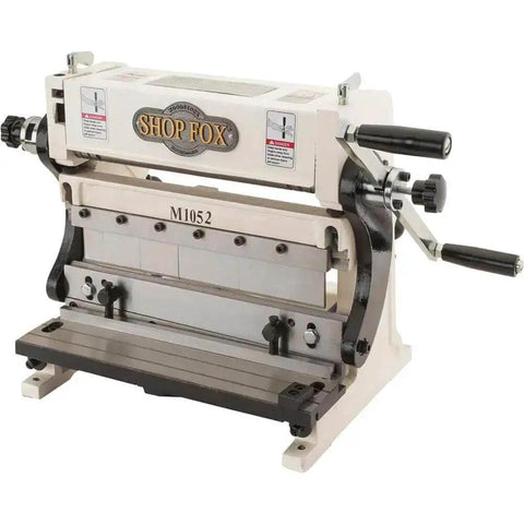 3-In-1 Sheet Metal Machine 12 Inch Capacity For Breaking, Shearing And Slip Rolling Up To 22 Gauge Mild Steel, front view
