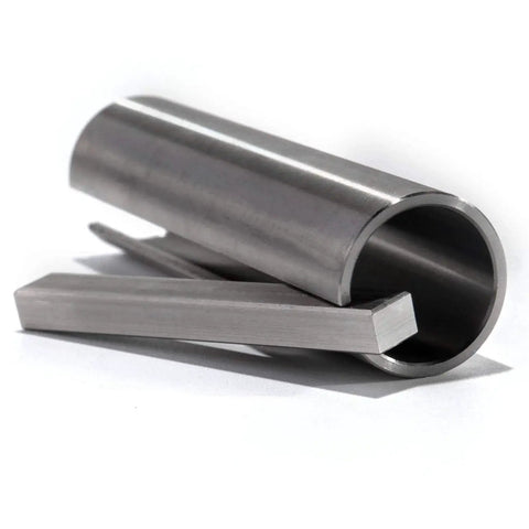Stainless Steel 304 Crank Shaft Adapter For Gas Engine Pulleys, 5/8 Inch Inner Diameter To 3/4 Inch Outer, 3 Inch Length, 3/16 Inch Keyway