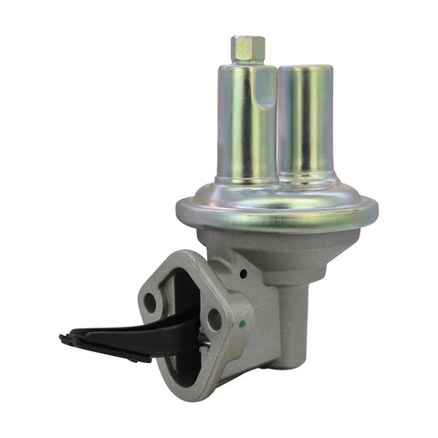 Mechanical Fuel Pump Compatible With 1966 To 1974 Ford Torino Ranchero Ranch Wagon Mustang Maverick Galaxie 500 Mercury Comet Montego Fitment For L6 3.3L 3.9L 4.1L Engines Plug And Play Easy Install Durable Fuel Delivery showing side view.