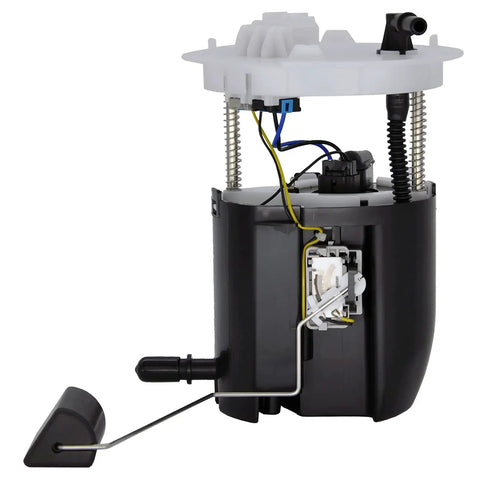Direct Fit Easy Bolt On Fuel Pump Module Assembly With Sending Unit For 2008 2009 Cadillac CTS V6 3.6L And 2.8L Includes Fuel Pump Tank Seal O Ring Interchangeable With E3798M SP6036M FG1301 19208373, side view showing components