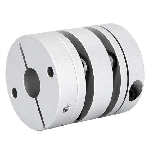 Aluminum alloy shaft coupling, 44 x 50-14 x 14, split-clamp design for motor drive systems