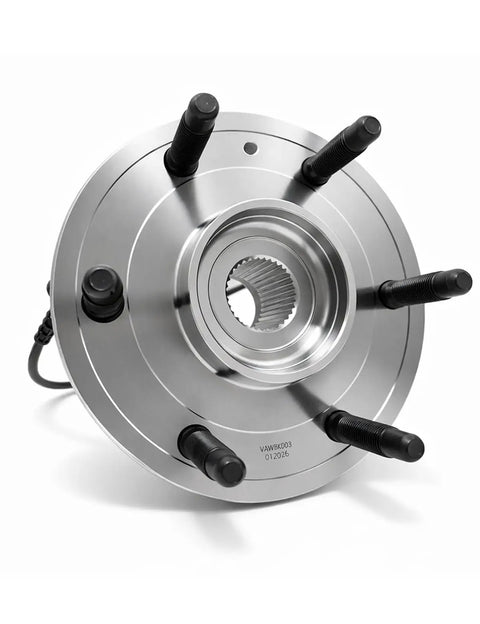 Front Wheel Bearing Hub Assembly 6 Lug With ABS Plug And Play Fit For Chevy Silverado 1500 2007 2014 4WD