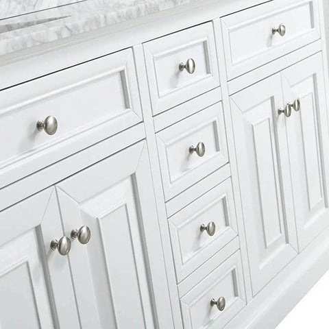 Installed Satin Nickel Cabinet Knobs Set 15 Pack Round One And One Eighth Inch Dresser Pulls With Brushed Nickel Finish Zinc Alloy