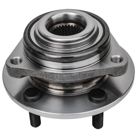 Front Or Rear Wheel Bearing Hub Assembly Set 2 Pack Fits Concorde New Yorker 300M Dodge Intrepid Eagle Vision Plymouth Prowler Left Or Right 5 Lug 3 Bolt Triangular Flange Non ABS