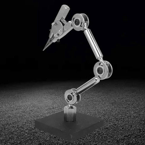 Heavy Duty Jewelry Welding Fixture Table Clip Clamp For Soldering And Repairing on black base with adjustable angles