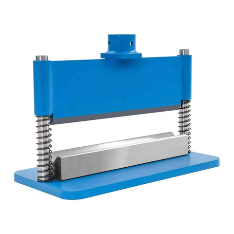 12 Inch Press Brake Attachment For 12-20 Ton Hydraulic Shop Presses, Adjustable 0 To 90 Degree Metal Bending Tool, Blue Steel Construction