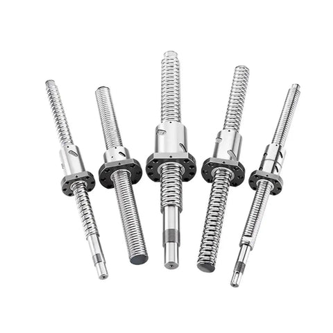 Miniature Ball Screw Kit SFKR0801 With Single Ball Nut, multiple sized screws shown, 60 80 100 120 150 180mm C7 precision, DIY CNC builds