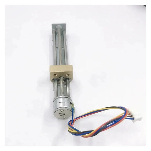 High Precision Linear Actuator With 15mm Stroke And 90mm Travel, DC 5V And 6V, 2-Phase 4-Wire Stepper Motor, close-up view