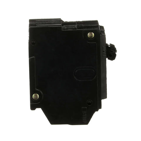 Side view of Single Q-Line THQL21100 100A Double-Pole 120/240 VAC Plug-In Circuit Breaker, Thermal-Magnetic Common-Trip