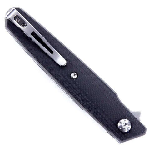 M63 DIY Folding Knife Kit With Dual Bearing Flipper Parts Kit Black G10 Handle Scales Gift Box Included USA Design Beginner Friendly