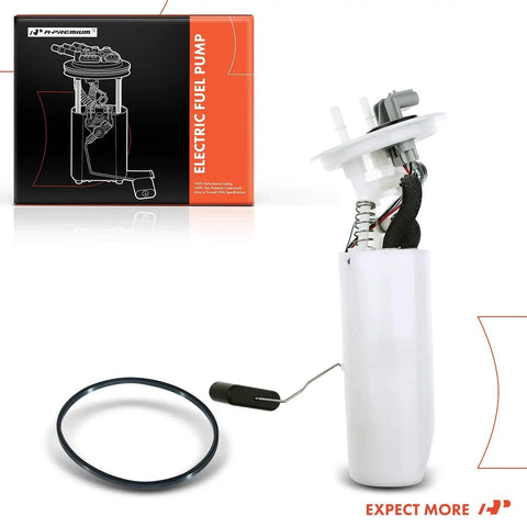 Electric Fuel Pump Module Assembly With Sending Unit For Chrysler Town And Country Dodge Grand Caravan Plymouth Voyager 1996 2000 2.4L 3.0L 3.3L 3.8L Replace E7094M shown with box and ring