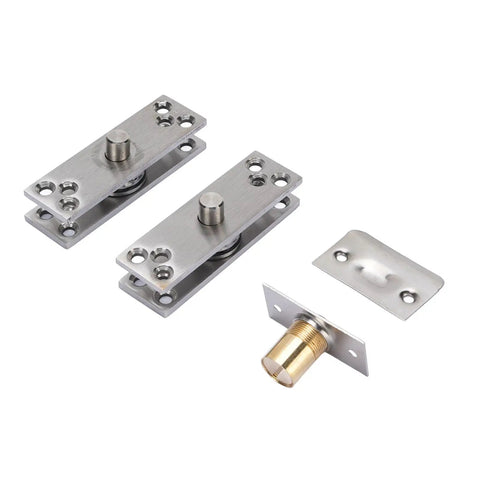 Heavy Duty Stainless Steel Pivot Hinge With Ball Bearing System For 360 Degree Rotation Concealed Door Hardware For Wood Doors And Bookcases By Marhynchus