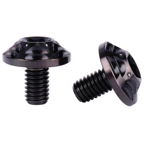 Titanium M6x10mm Torx T40 Bolt Set For Bikes Motorcycles And Cars Four Pack Black 6AL4V Grade 5 Titanium Alloy Fasteners