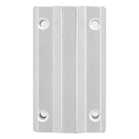 22mm Aluminum Alloy Linear Bearing Block Slide Bushing SCS8LUU with oxidation treated surface, top view of single unit.