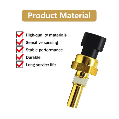 Plug And Play Engine Coolant Temperature Sensor For GM Trucks Silverado 1500 2500 3500 Sierra Tahoe Avalanche Direct Fit Replace 19236568