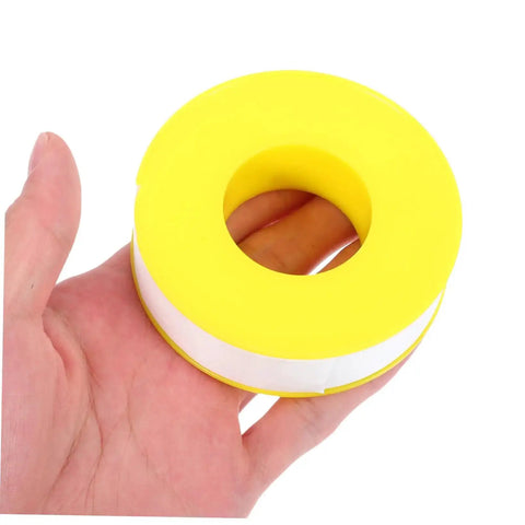 Hand holding High Temp PTFE Sealing Tape Thread Sealant For Water Leaks, Pipe Tape For Faucets, Easy Install, Corrosion Resistant