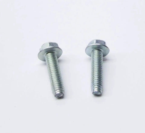 Close-up of two steel mounting bolts used in EC2GB12 Ground Bar Kit With 12 Terminal Positions For ES And PL Load Centers