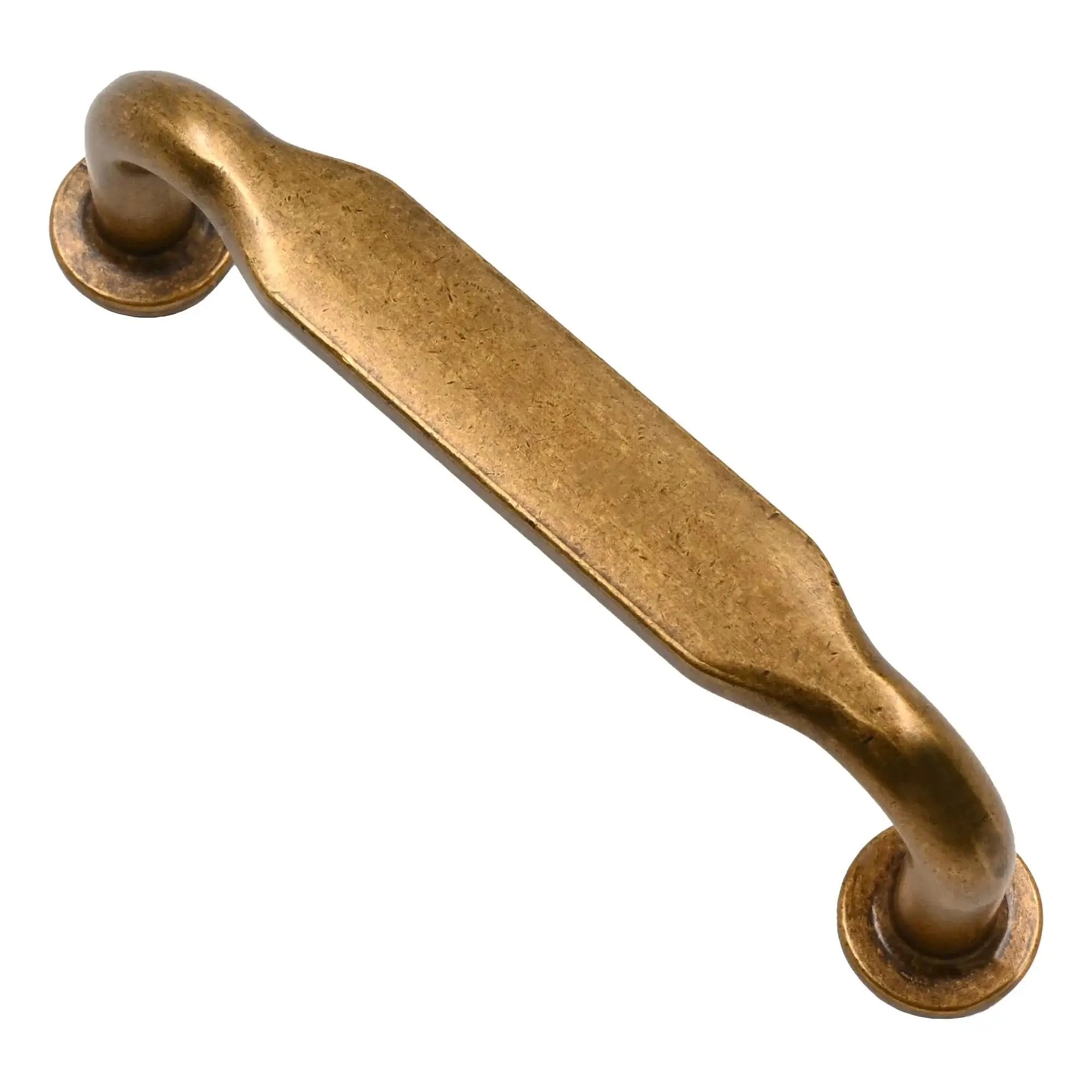 Six Pack Antique Brass Cabinet Handles With 3 Inch Hol...