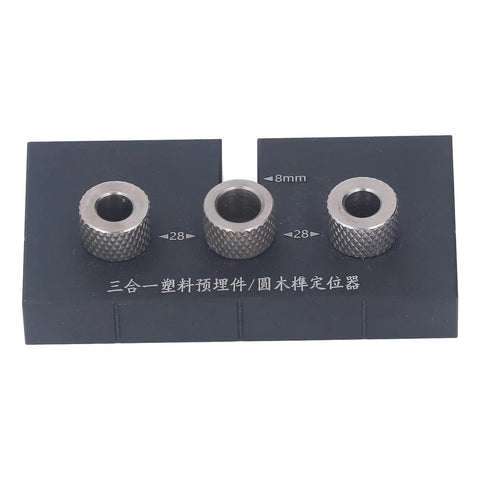 Dowel Jig Drill Guide Kit For Woodworking And Furniture Assembly, Pro Grade Aluminum Alloy Drill Guides With 8mm holes