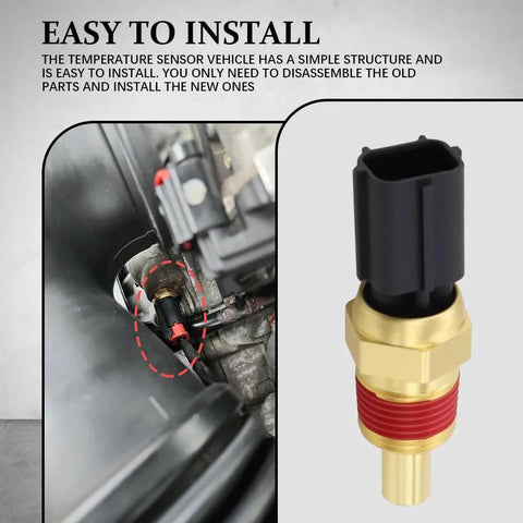 Engine Coolant Temperature Sensor For Dodge Jeep Chrysler Cars Replace OEM 56027873 2132811 SU3035 installed view