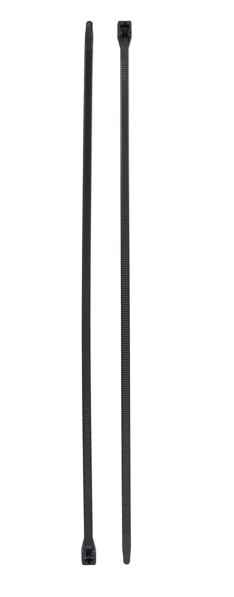 8 Inch Nylon Cable Tie 75 Lb Tensile Strength 100 Pack UV Resistant Black for Wire and Cord Management