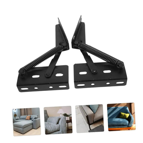 Two Pack Folding Sofa Spring Hinges For Space Saving Furniture Storage With Easy Installation And High Load Capacity Durable Door Lifting Bracket