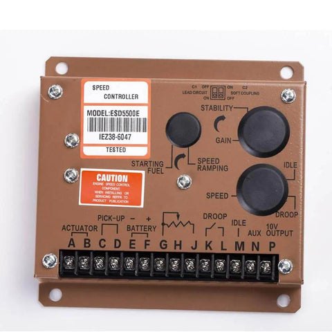 ESD5500E governor for ADC120 12V Or 24V Actuator And Rugged ESD5500E Governor With MPU 3034572 Magnetic Pickup Sensor For Generator Up To 100KW