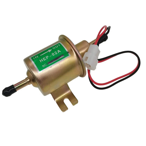 Beefed Up 12V Electric Fuel Pump Metal Solid Replacement For Motorcycle Carburetor ATV Trucks Boats Low Pressure 2.5 To 4 PSI