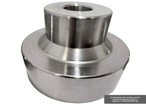 Heavy Duty Dimple Die Set For Auto Body Panels And Hydraulic Press Dimpling Four Piece CNC Die Kit Go-To, front view