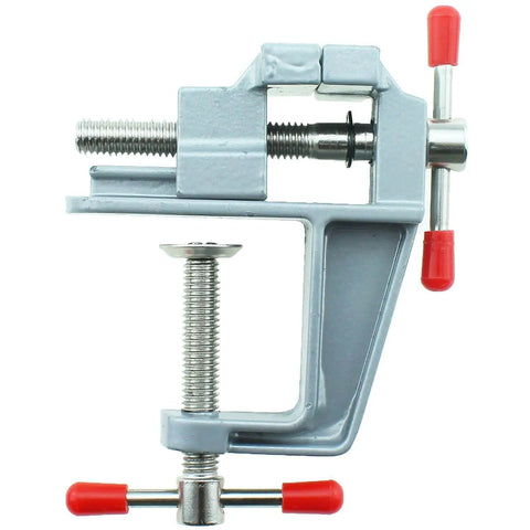 Mini Aluminum Table Clamp Vise For Small Craft Projects, Tiny But Mighty DIY Clamp For Woodworking And Metalworking