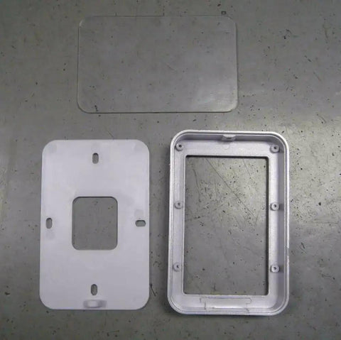 Disassembled Rugged RFID Enclosure For DIY Access Control Projects, IP54 ABS Plastic Junction Box 115 X 75 X 21.5mm