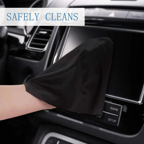 Large Microfiber Cleaning Cloths 12X12 12 Pack For Glasses Screens Electronics cleaning car dashboard