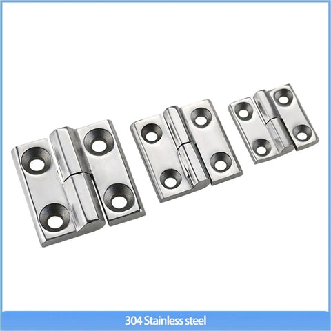 Heavy Duty 304 Stainless Steel Detachable Gate Hinge For Industrial Machinery And Equipment displayed in various sizes.