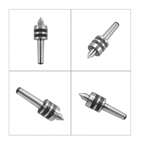 MT4 Live Center Morse Taper 60 Degree Point For High Speed Turning And CNC Work 1MT Triple Bearing Lathe Center