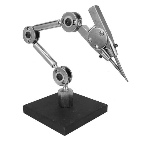 Solder Helping Hands Clamp for Jewelry and Metalwork, third hand solder iron stand with clip, stable steel base.