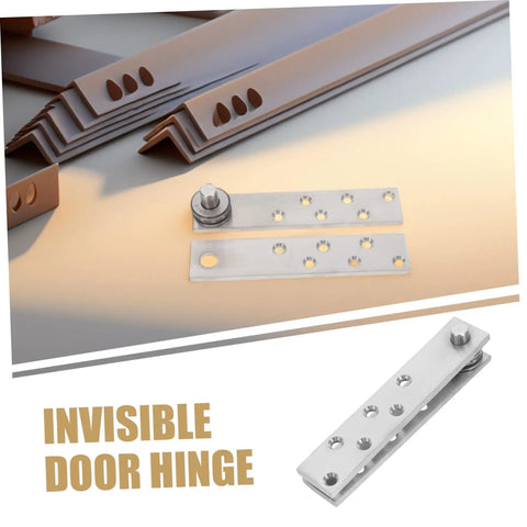 360 Degree Heavy Duty Stainless Steel Pivot Hinges For Hidden Doors With Slick Operation And Concealed Invisible Hinge System