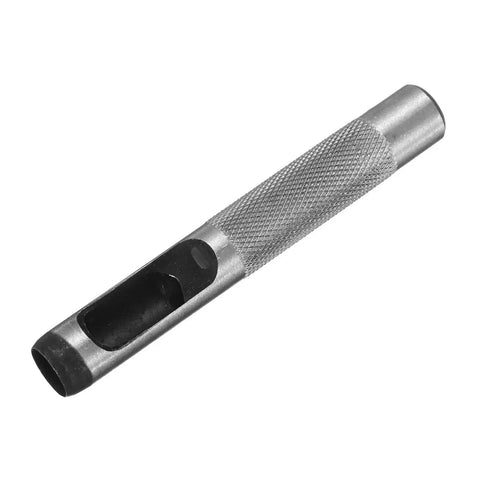 Leather Round Hole Punch 10mm Hollow Cutter for Belts and DIY Leather Craft, high-carbon steel, 90mm length, 13mm shank, precise crafting tool