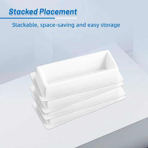 55ml reagent reservoirs, white PS plastic, one-channel basins, RNase/DNase-free, set of 4