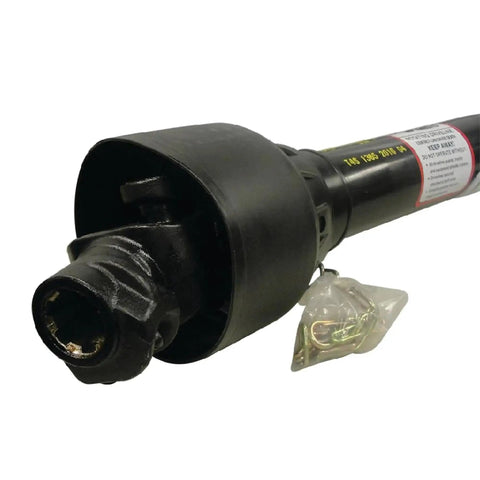 Close-up of PTO Driveline Series Four Tri Tube Torque Limiter Heavy Duty 540 Rpm For Rotary Cutters And Implements with coupler