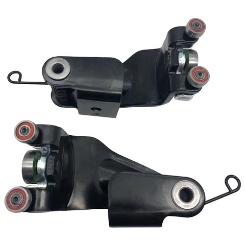 Sliding Door Roller Kit With Metal Bearings For Power Sliding Doors Left Driver Side And Right Passenger Side Compatible With Honda Odyssey 2005 2010 Replacement Center Pair With Plastic, front view.