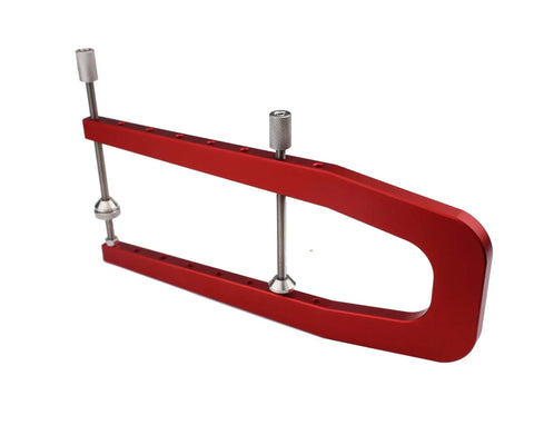 Aluminum Alloy Acoustic Guitar Repair Tool Set With CNC Machined Clamp For Back Panel Cracks And Opening, DIY Luthier Kit, Red Finish