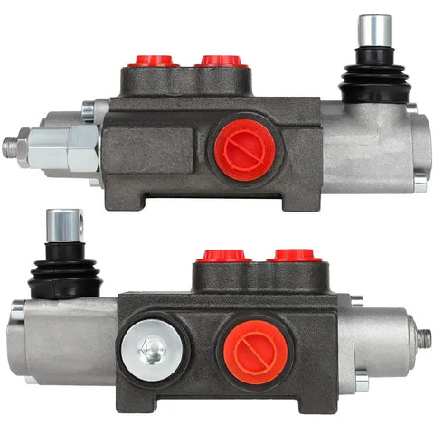 Hydraulic Flow Control Valve With One Spool For Small Tractors And Loaders 11 GPM 3600 PSI G Ports Side View