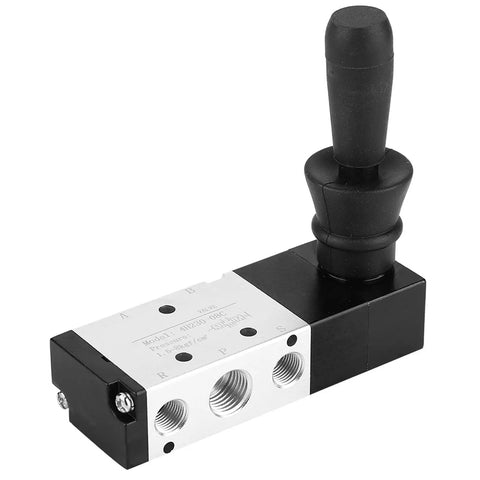 Manual Pneumatic Valve Hand Lever Control For 5 Port 3 Position Air Circuit Hand Lever Operated Solenoid Valve Push Pull G1/8 Mechanical Valve