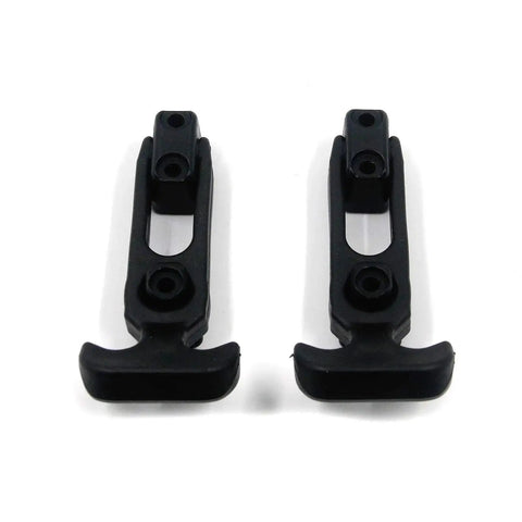 2 Pack Black T Handle Draw Latches With Screws For Hatch Enclosures front view