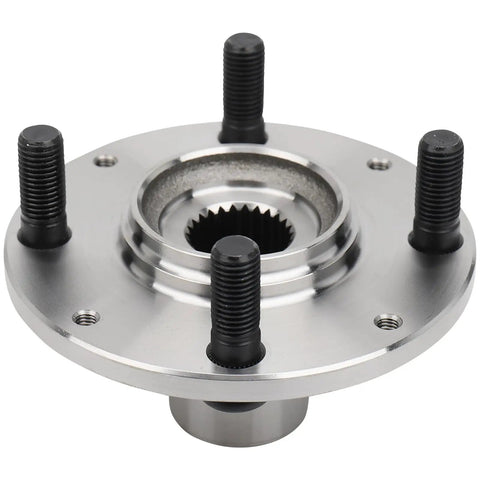 Front view of stainless steel Pair Front Wheel Hub Bearing Assemblies For Honda Civic 1992 To 2000 And Civic Del Sol 1993 To 1997